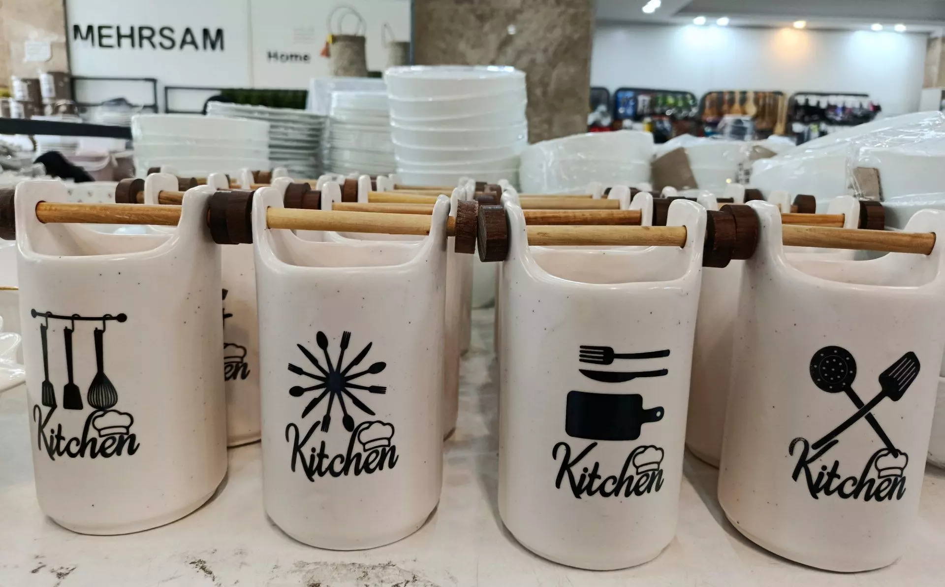 جاقاشقی دسته دار گرد و بیضی سرامیکی